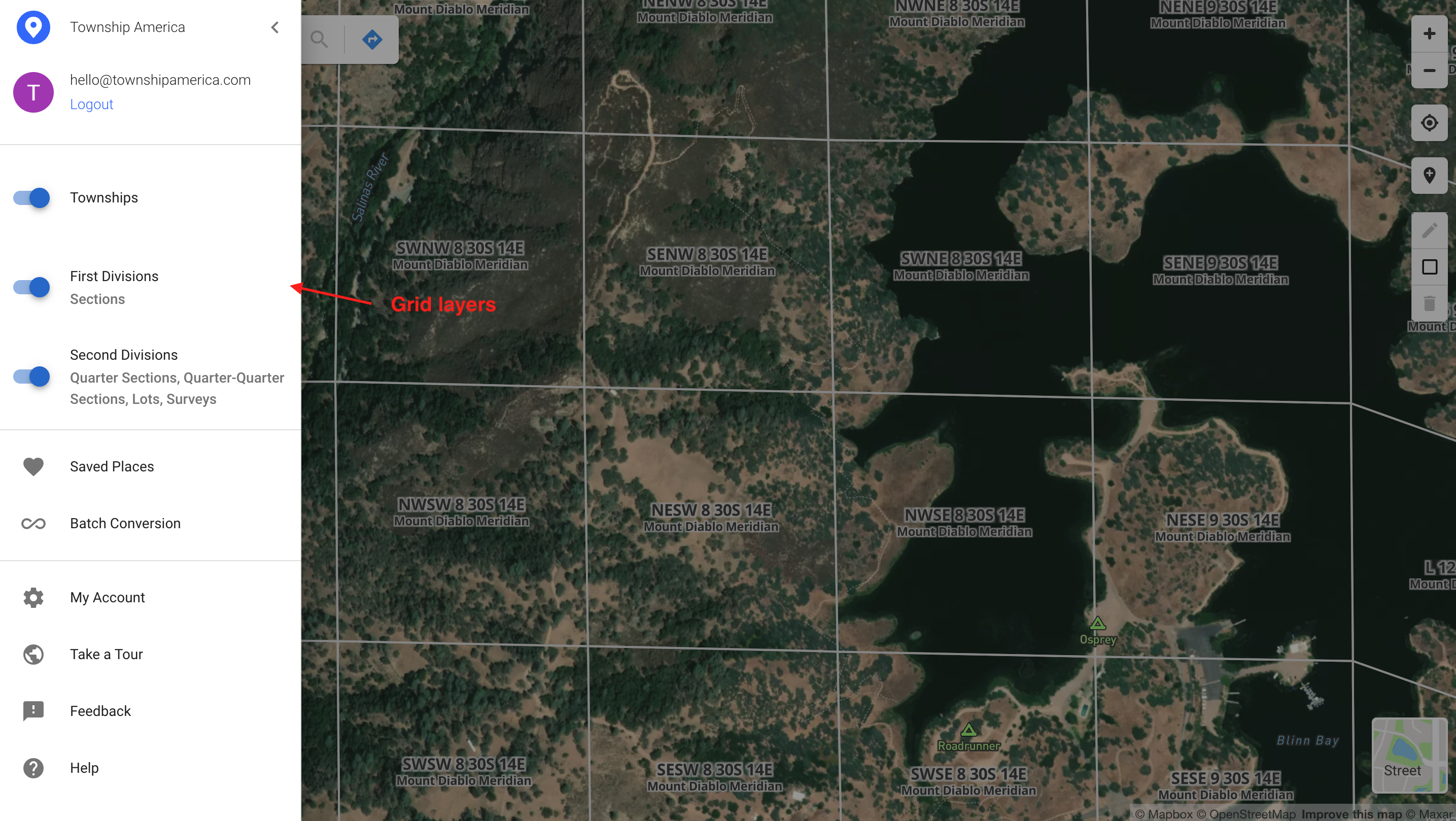 Map layers